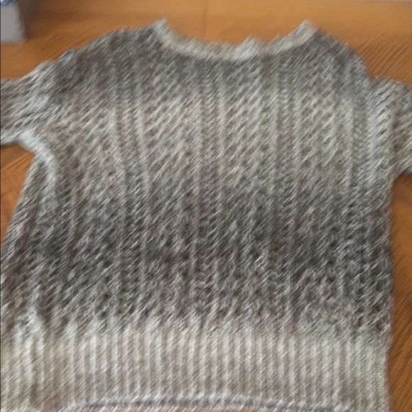 New York & Company Gray Open-Knit Sweater - Picture 7 of 13